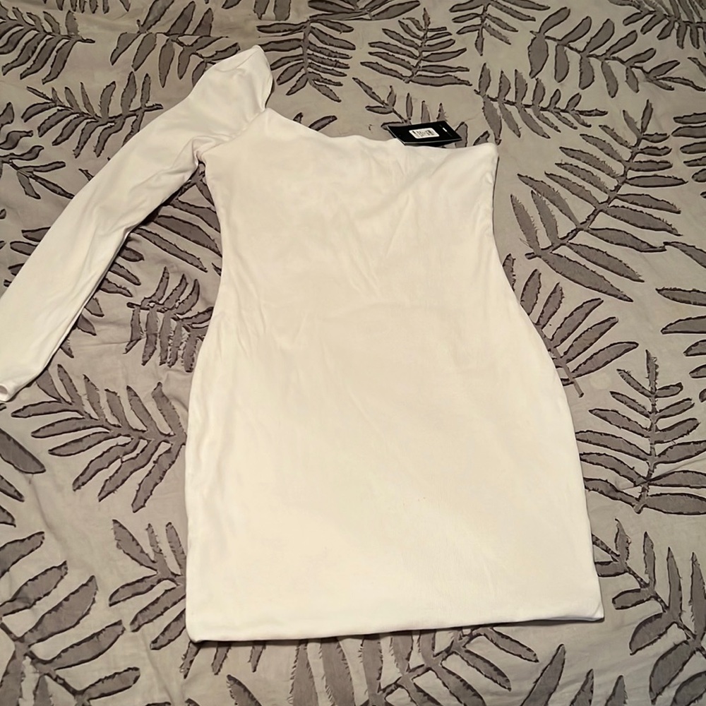 Brand New White One Shoulder Dress